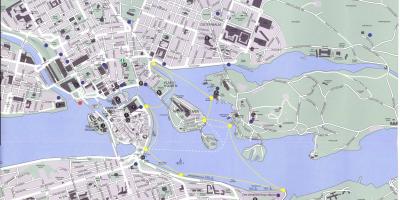 Stockholm merkezi haritası 