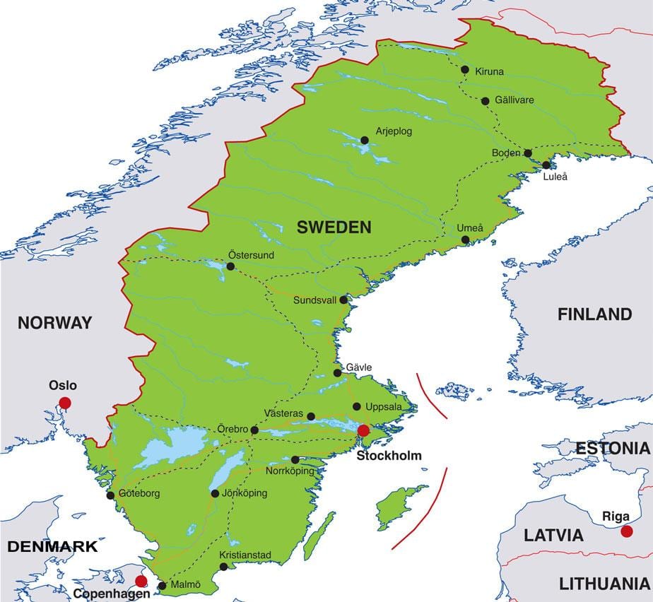 İsveç'in başkenti göster