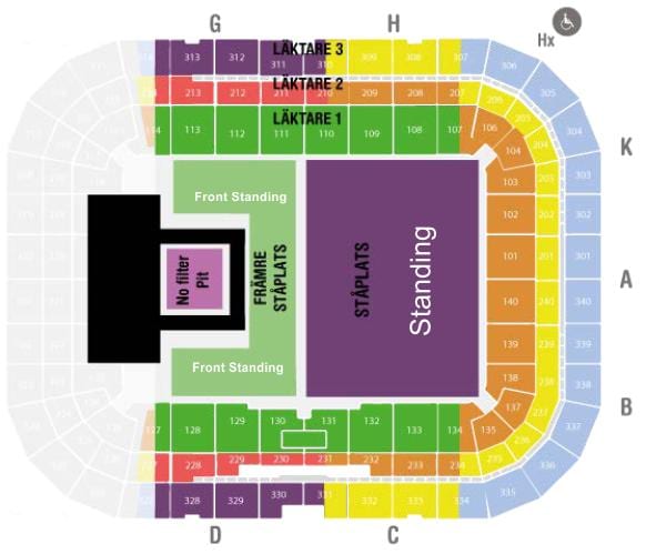 arkadaşlar mao arena Stockholm