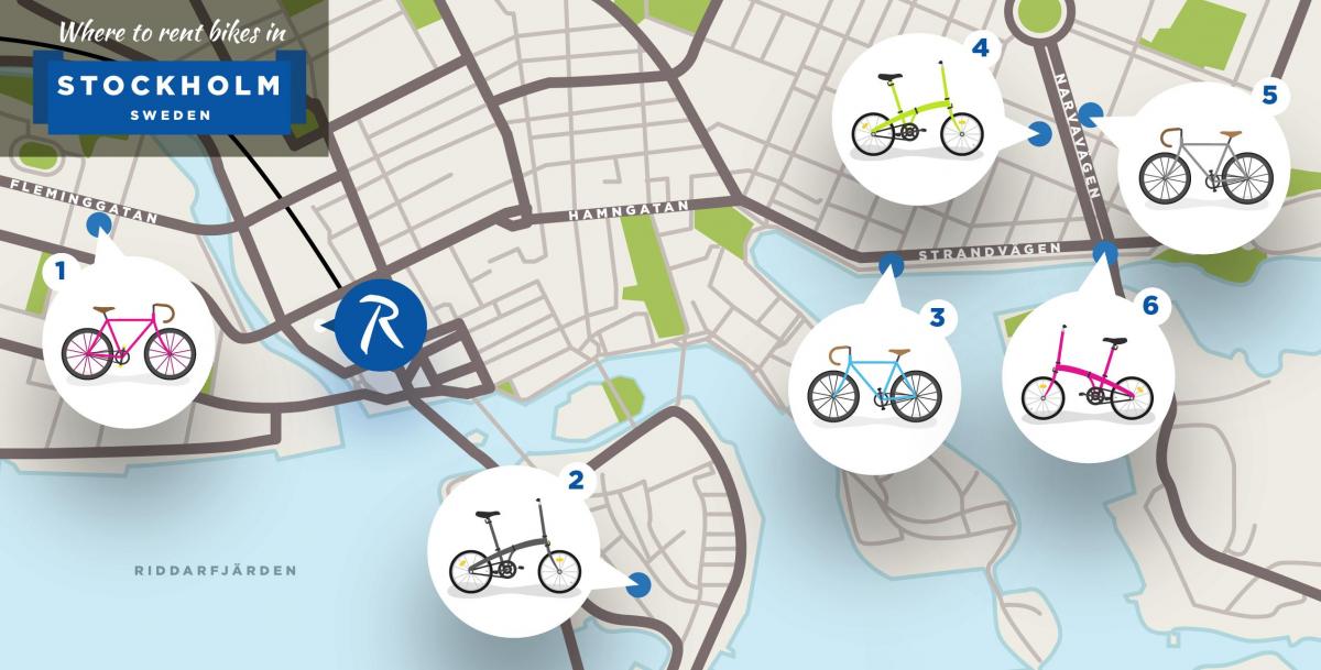 Stockholm city bikes göster