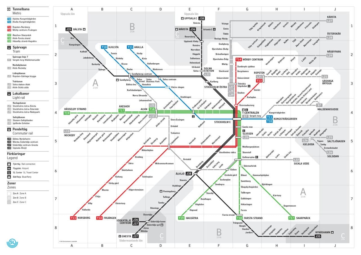 sl metro haritası