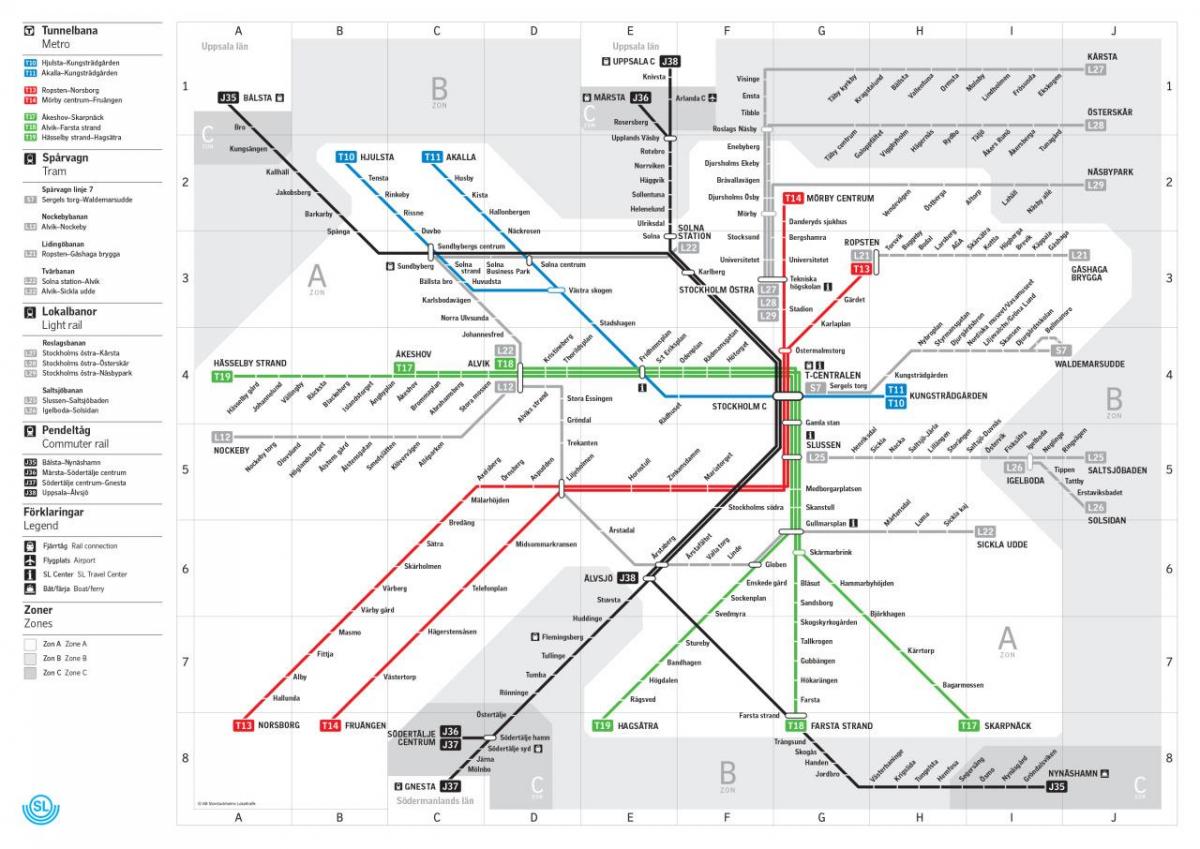 sl metro haritası 