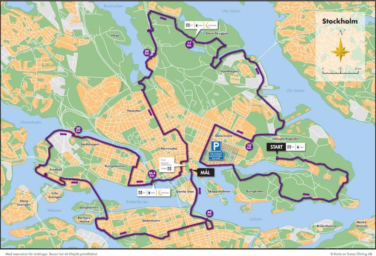 Stockholm bisiklet harita