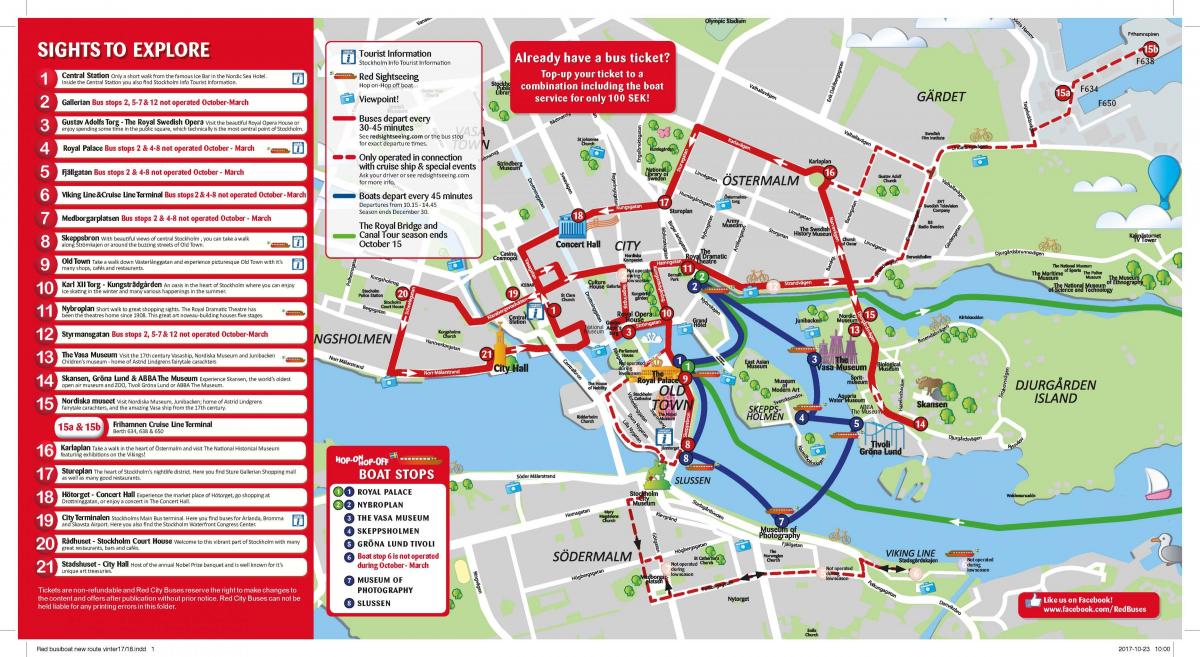 otobüs hatları Stockholm haritası