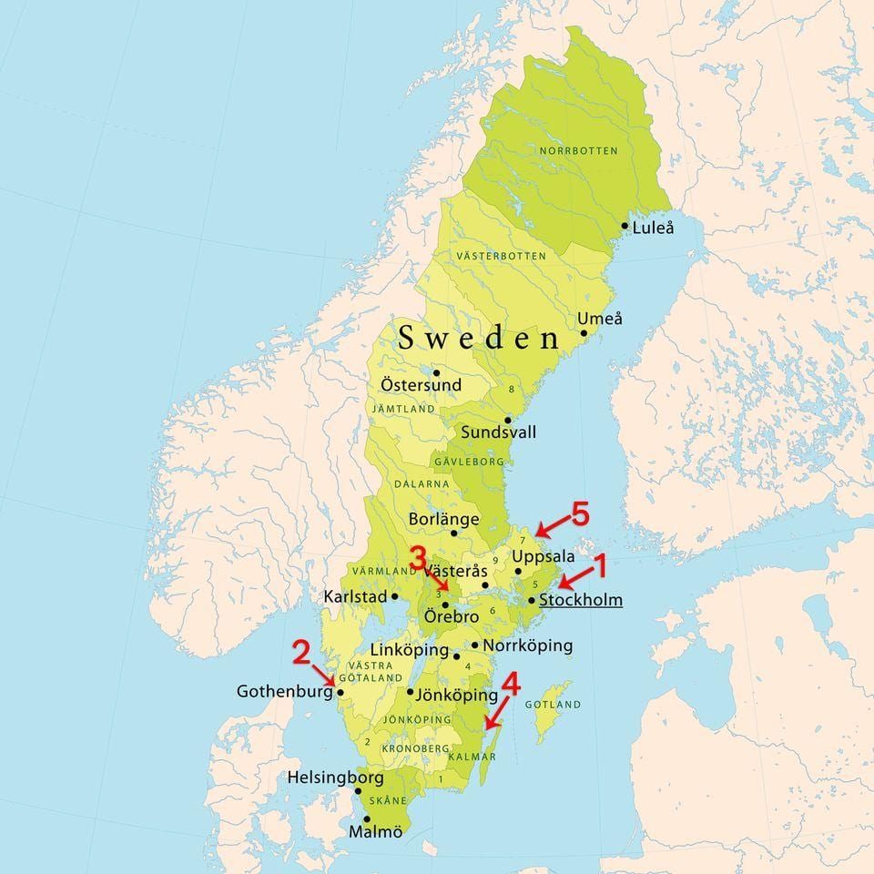 Stockholm plajları göster