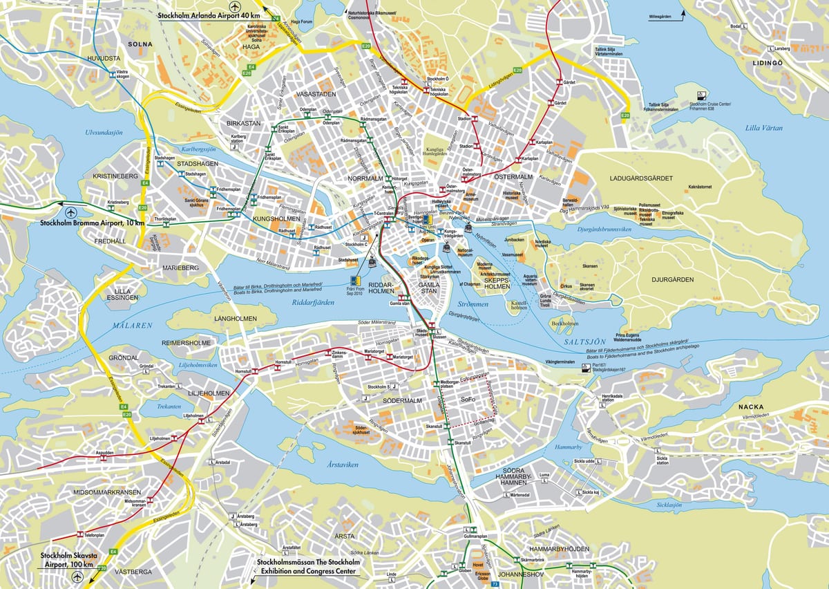 Stockholm sokak haritası