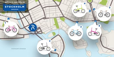 Stockholm city bikes göster