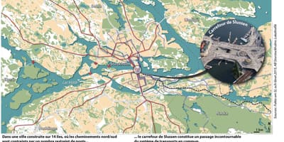 Slussen Stockholm haritası 