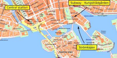 Stockholm Merkez harita