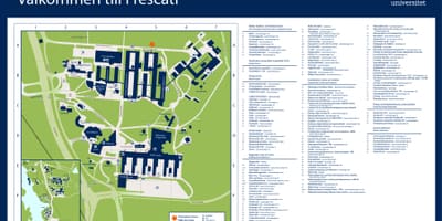 Stockholm Üniversitesi Harita 