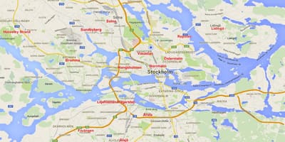 Stockholm haritası mahalleleri