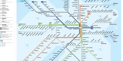 Stockholm Merkez Tren İstasyonu haritası