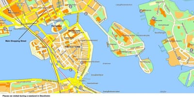 Stockholm cruise terminal haritası 