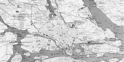 Stockholm Eski Şehir haritası 