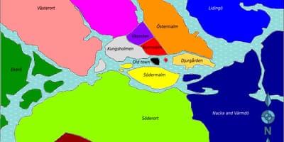 Stockholm ilçeler haritası 