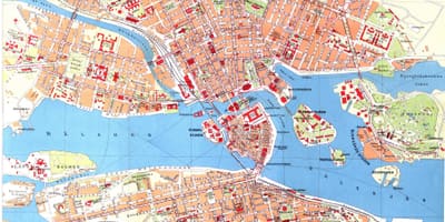 Aile tarafından işletilen Stockholm haritası 