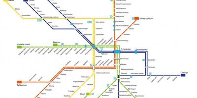 Stockholm metro sanat haritası 