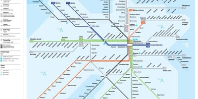 Stockholm transit haritası 